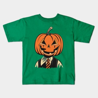 Dwight Pumpkin Kids T-Shirt